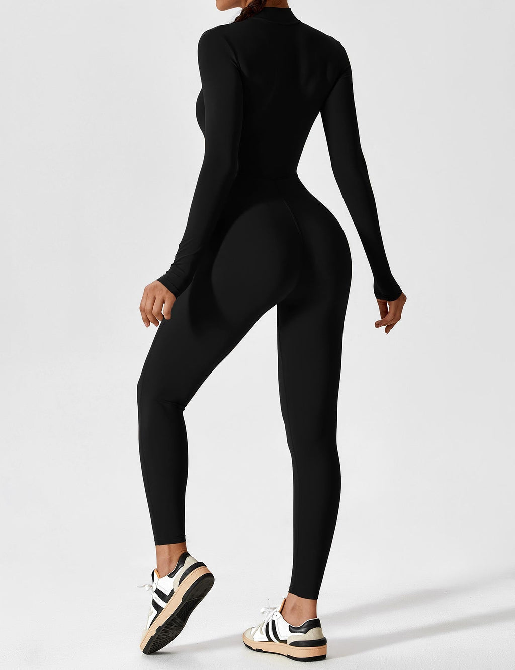 Women's Long Sleeve Zip Set - Lightweight Summer Fabric - Casual Everyday Wear - Multiple Color Options Available