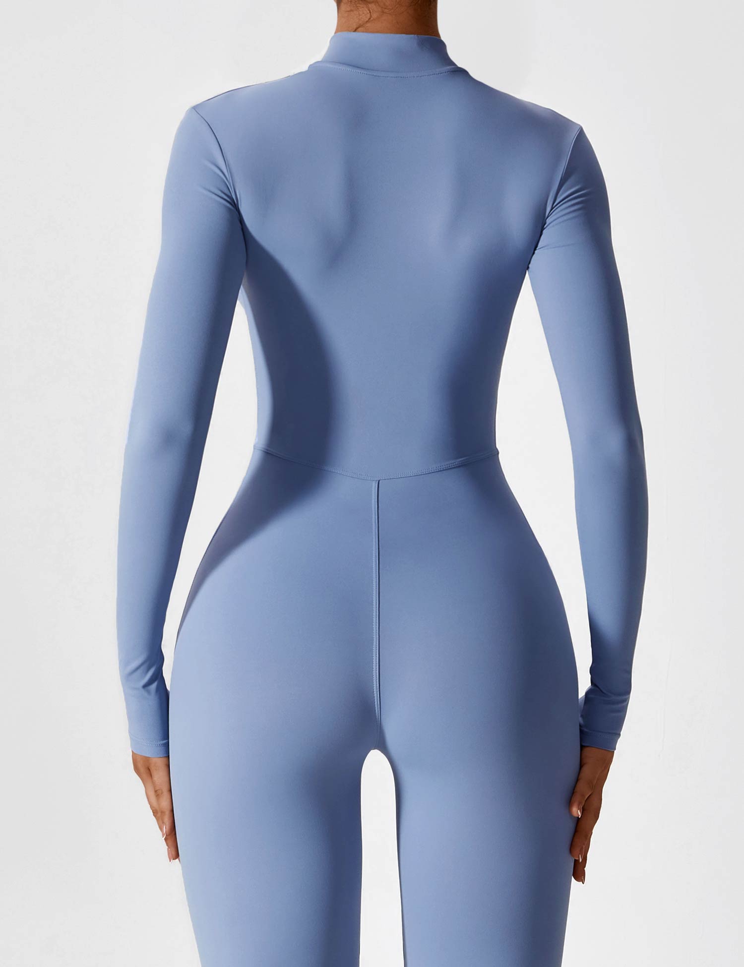 Women's Long Sleeve Zip Set - Lightweight Summer Fabric - Casual Everyday Wear - Multiple Color Options Available