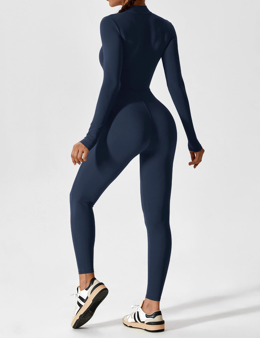 Women's Long Sleeve Zip Set - Lightweight Summer Fabric - Casual Everyday Wear - Multiple Color Options Available