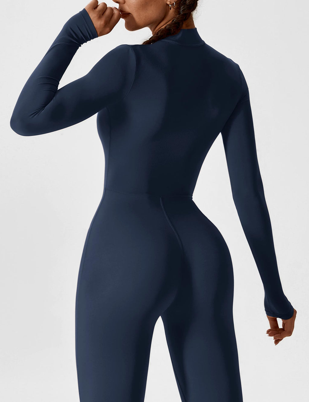 Women's Long Sleeve Zip Set - Lightweight Summer Fabric - Casual Everyday Wear - Multiple Color Options Available