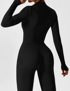 Women's Long Sleeve Zip Set - Lightweight Summer Fabric - Casual Everyday Wear - Multiple Color Options Available