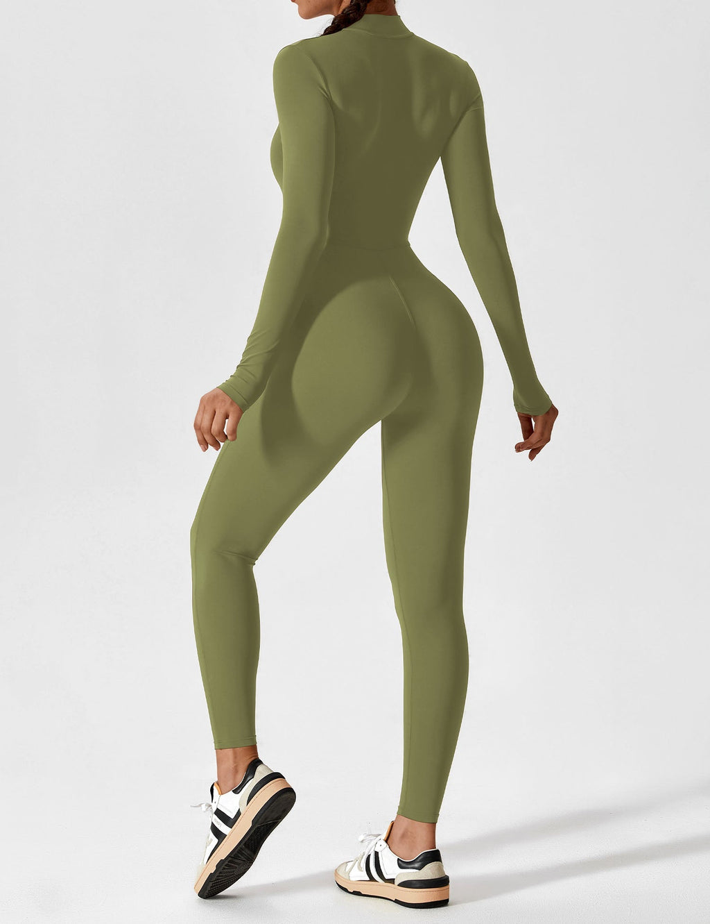 Women's Long Sleeve Zip Set - Lightweight Summer Fabric - Casual Everyday Wear - Multiple Color Options Available
