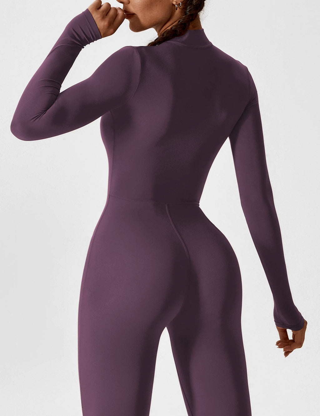 Women's Long Sleeve Zip Set - Lightweight Summer Fabric - Casual Everyday Wear - Multiple Color Options Available