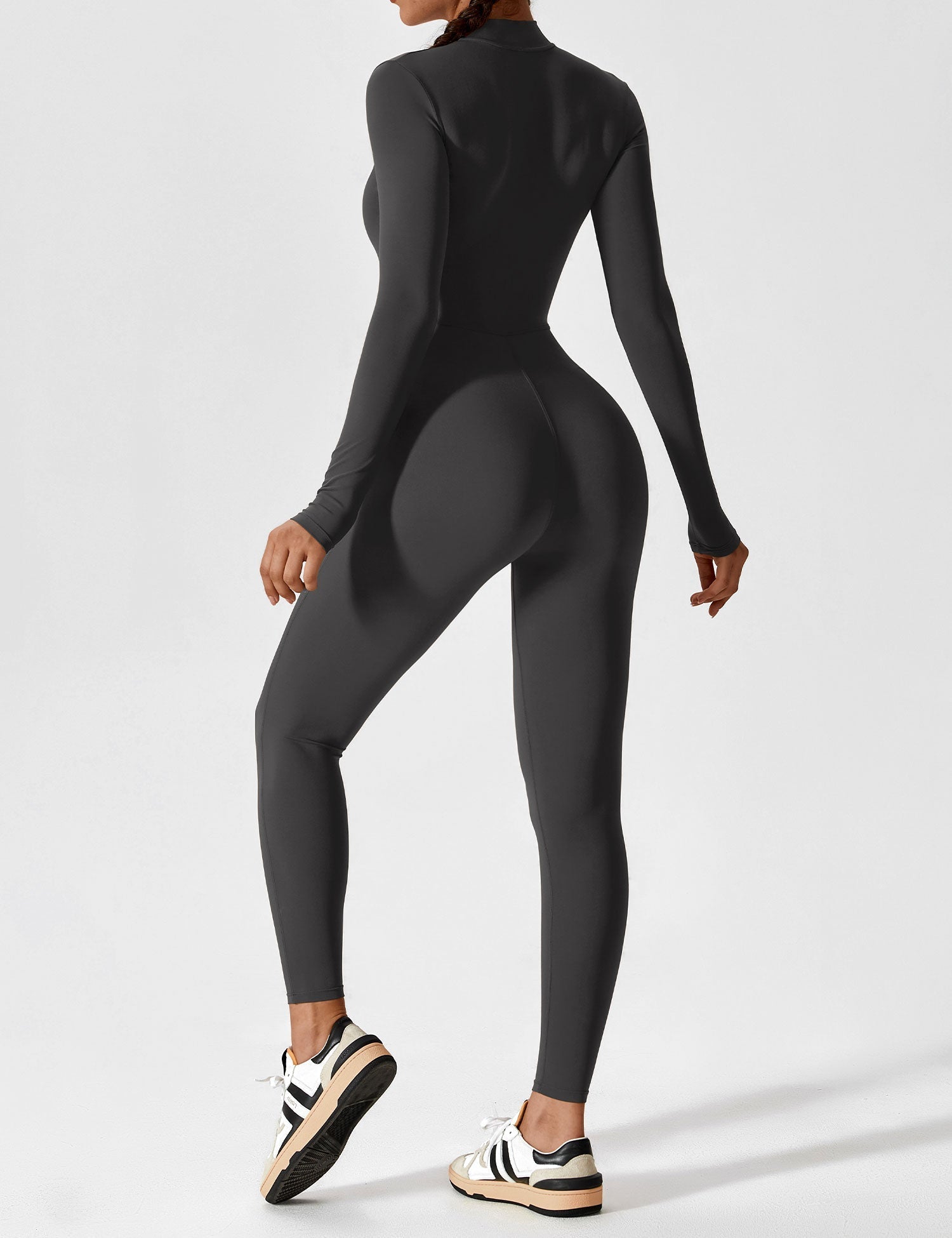 Women's Long Sleeve Zip Set - Lightweight Summer Fabric - Casual Everyday Wear - Multiple Color Options Available