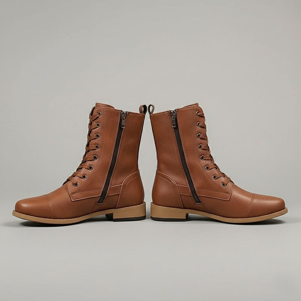 Women's Orthopedic Ankle Boots | Side Zipper Design | Comfortable Support for Everyday Wear