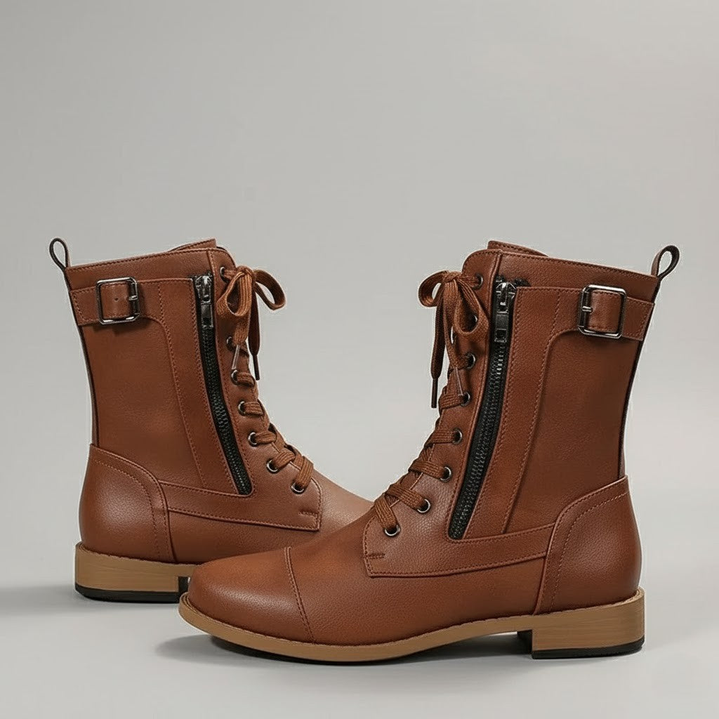 Women's Orthopedic Ankle Boots | Side Zipper Design | Comfortable Support for Everyday Wear