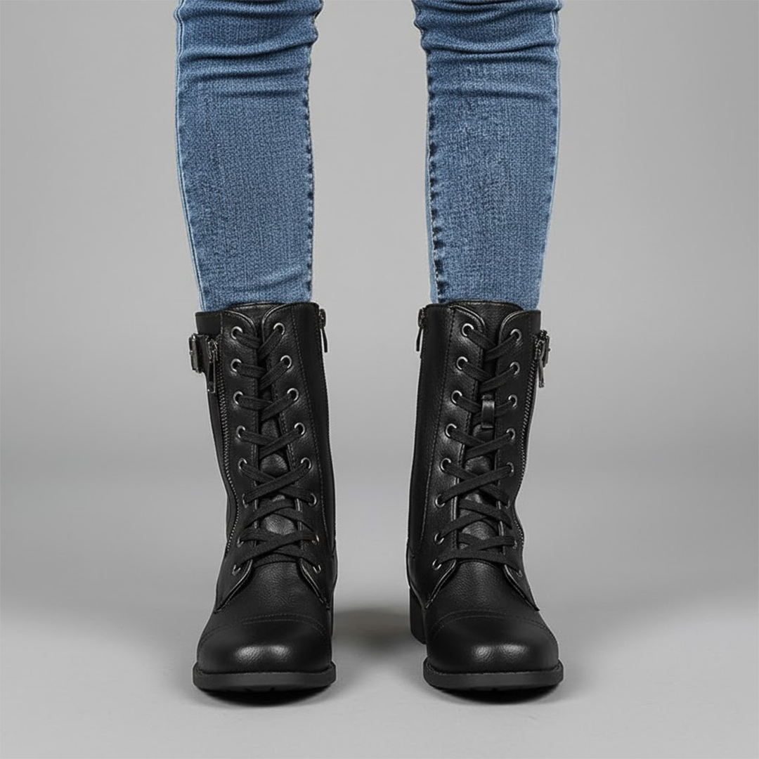 Women's Orthopedic Ankle Boots | Side Zipper Design | Comfortable Support for Everyday Wear