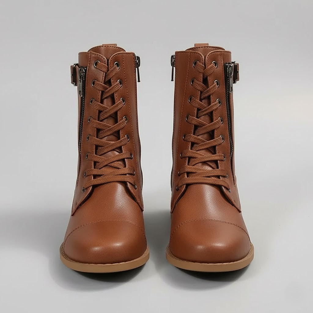 Women's Orthopedic Ankle Boots | Side Zipper Design | Comfortable Support for Everyday Wear