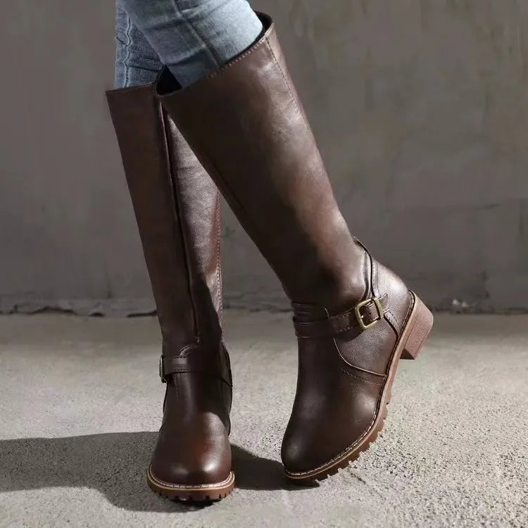 Women's Leather Orthopedic Boots | Comfortable Design | Everyday Wear Footwear