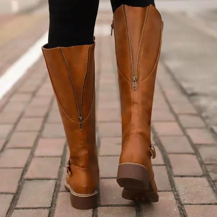 Women's Leather Orthopedic Boots | Comfortable Design | Everyday Wear Footwear