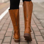 Women's Leather Orthopedic Boots | Comfortable Design | Everyday Wear Footwear