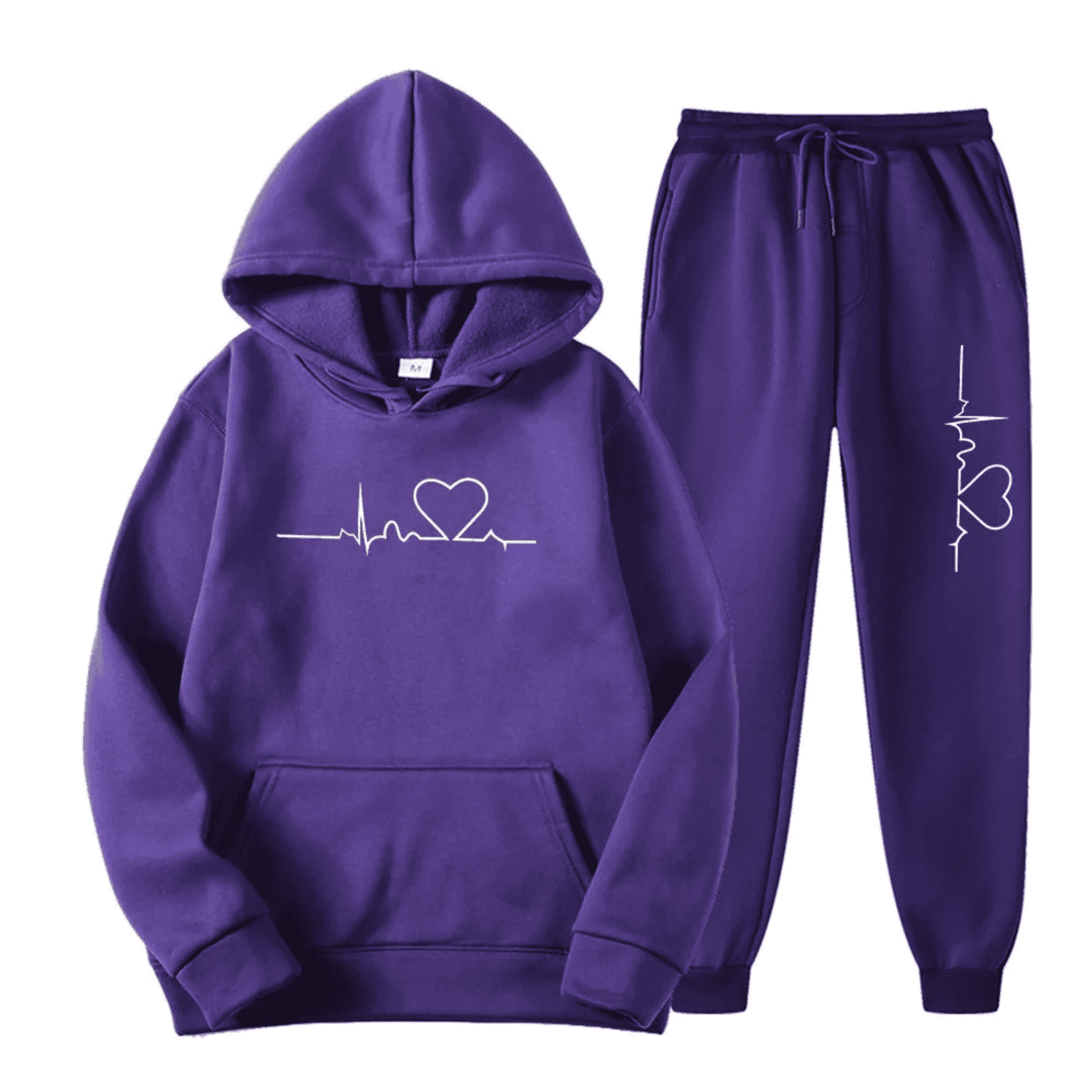 Women's Cotton Relaxed Fit Hoodie and Pants Set | Comfortable Loungewear for Casual Wear and Relaxation