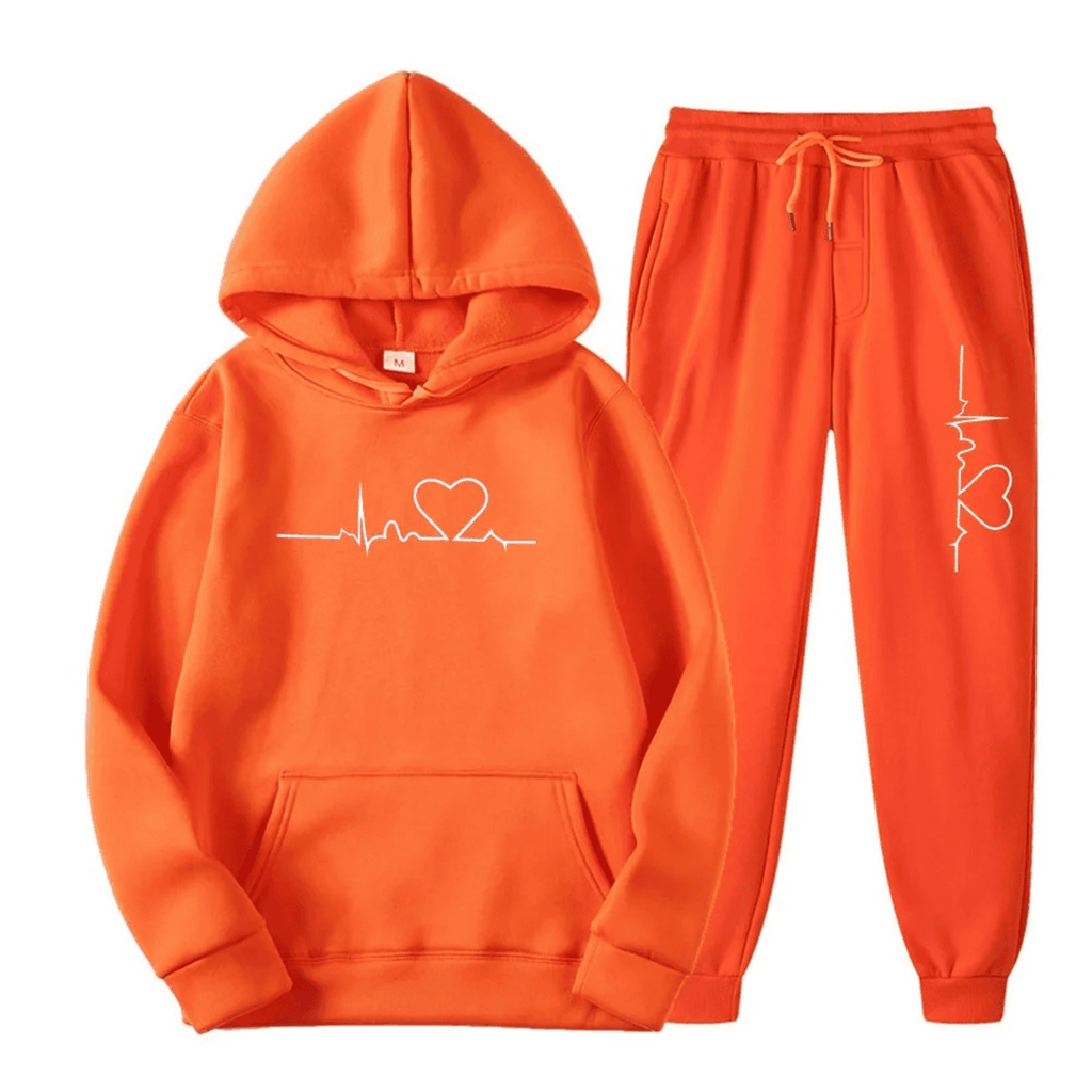 Women's Cotton Relaxed Fit Hoodie and Pants Set | Comfortable Loungewear for Casual Wear and Relaxation