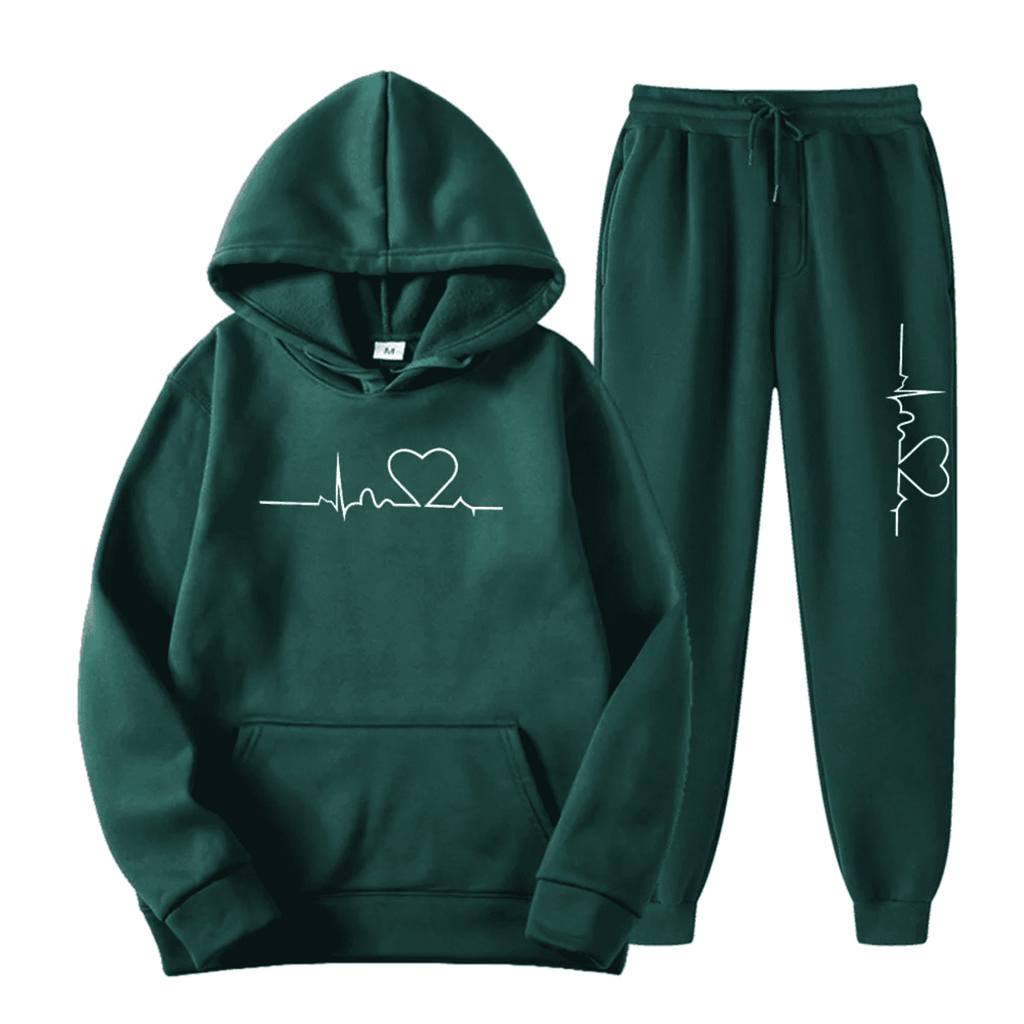 Women's Cotton Relaxed Fit Hoodie and Pants Set | Comfortable Loungewear for Casual Wear and Relaxation