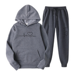 Women's Cotton Relaxed Fit Hoodie and Pants Set | Comfortable Loungewear for Casual Wear and Relaxation