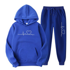 Women's Cotton Relaxed Fit Hoodie and Pants Set | Comfortable Loungewear for Casual Wear and Relaxation