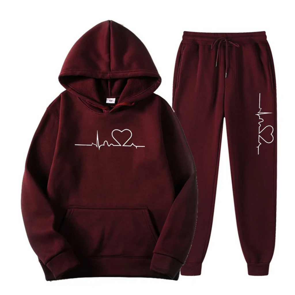 Women's Cotton Relaxed Fit Hoodie and Pants Set | Comfortable Loungewear for Casual Wear and Relaxation