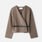 Women's Soft Knit Wrap Sweater | Casual or Office Style | Versatile Layering Piece for Everyday Wear