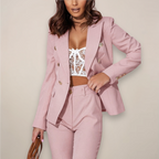 Women's Tailored Blazer Suit Set | Two-Piece Professional Attire | Office or Event Wear | Classic Fit, Versatile Design