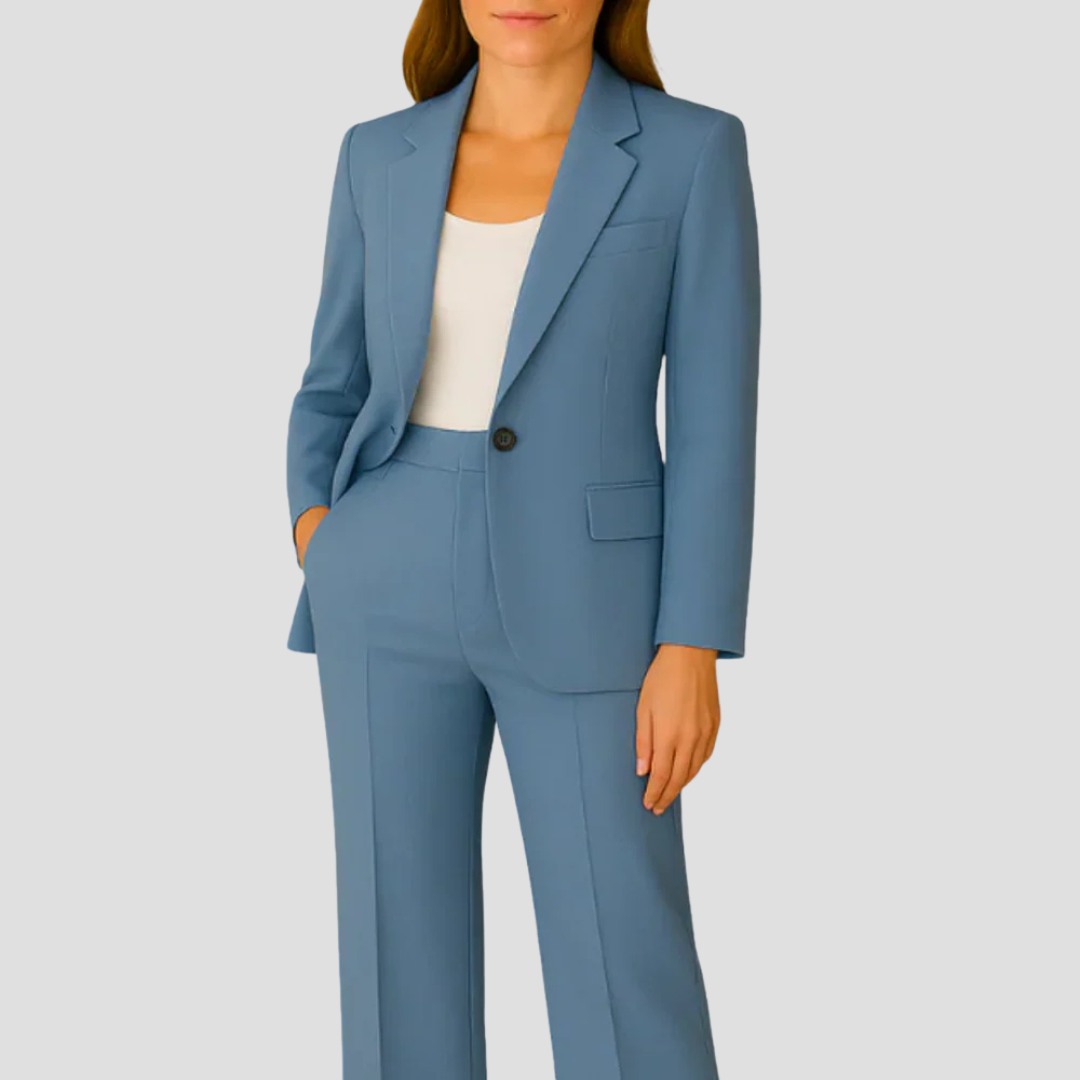 Women's Tailored Two-Piece Suit Set | Professional Fit | Elegant Office Wear | Versatile Style for Work and Events