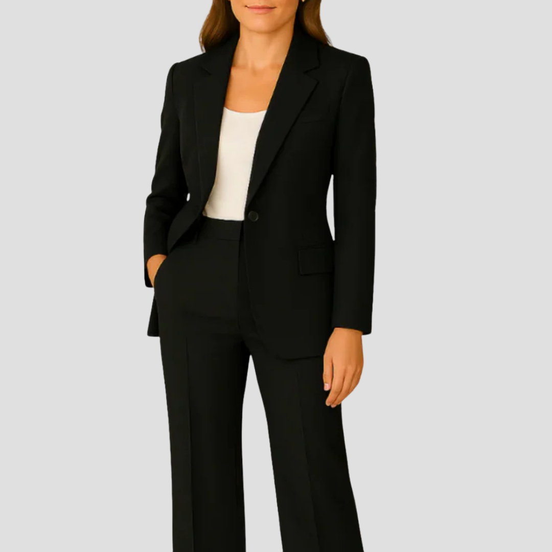 Women's Tailored Two-Piece Suit Set | Professional Fit | Elegant Office Wear | Versatile Style for Work and Events