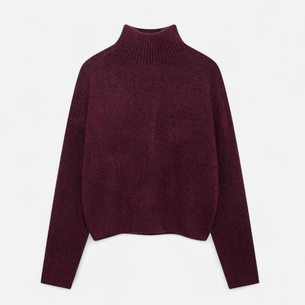 Women's Vintage Turtleneck Sweater | Classic Knit | Cozy Winter Knitwear for Casual Outfits