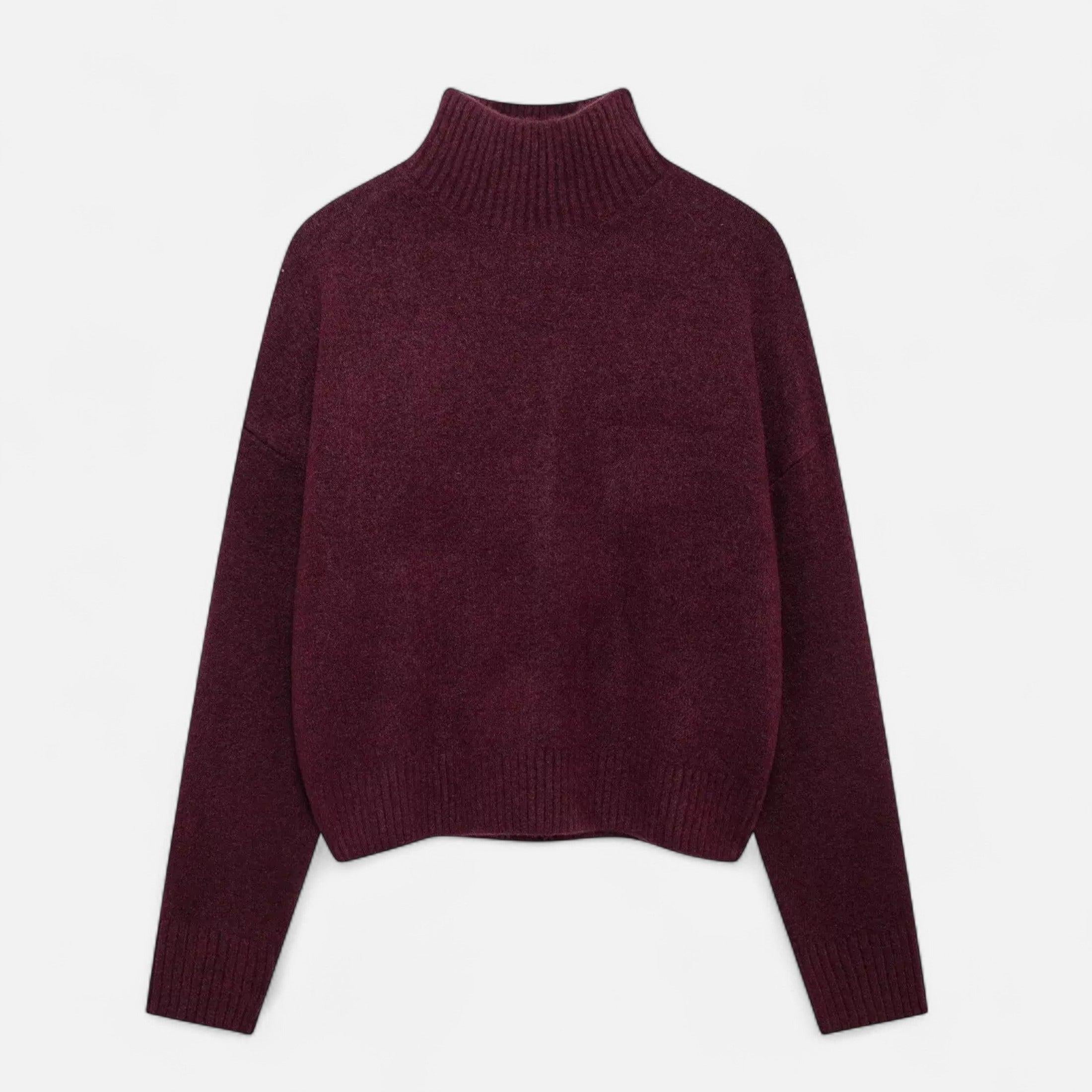 Women's Vintage Turtleneck Sweater | Classic Knit | Cozy Winter Knitwear for Casual Outfits