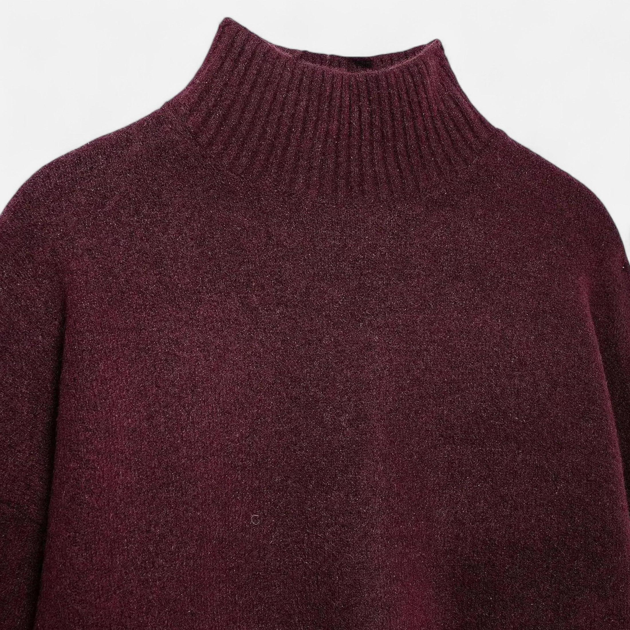 Women's Vintage Turtleneck Sweater | Classic Knit | Cozy Winter Knitwear for Casual Outfits