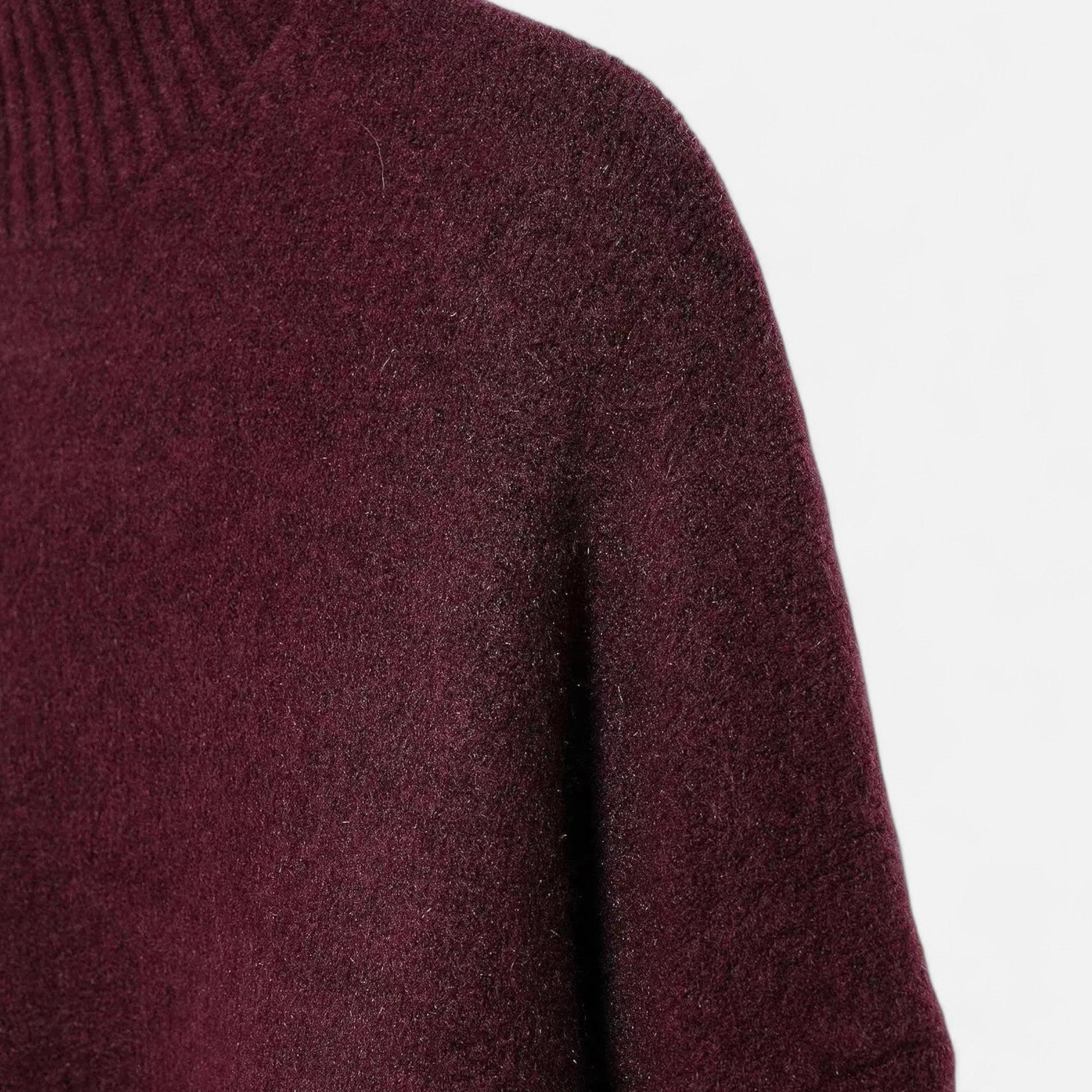 Women's Vintage Turtleneck Sweater | Classic Knit | Cozy Winter Knitwear for Casual Outfits