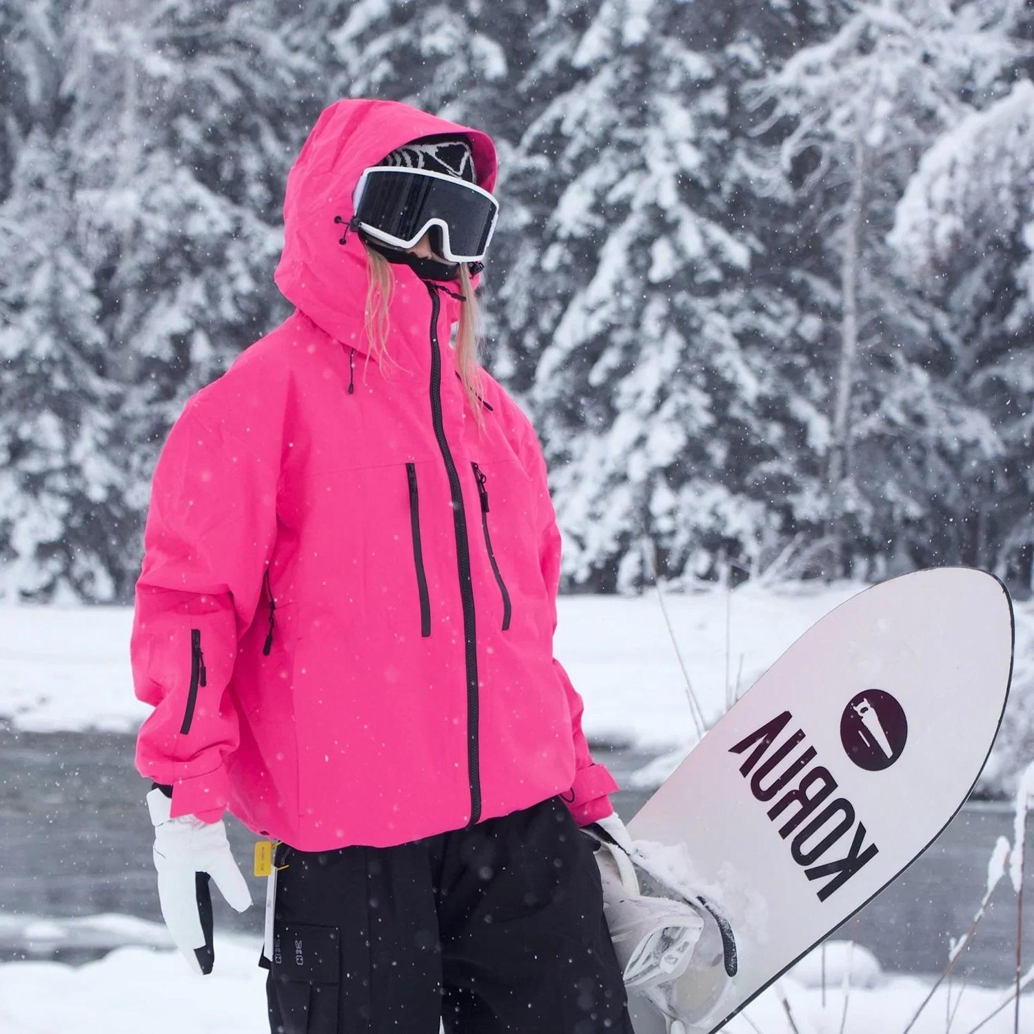 Women's Winter Ski Jacket - Insulated Waterproof Design for Cold Weather Activities