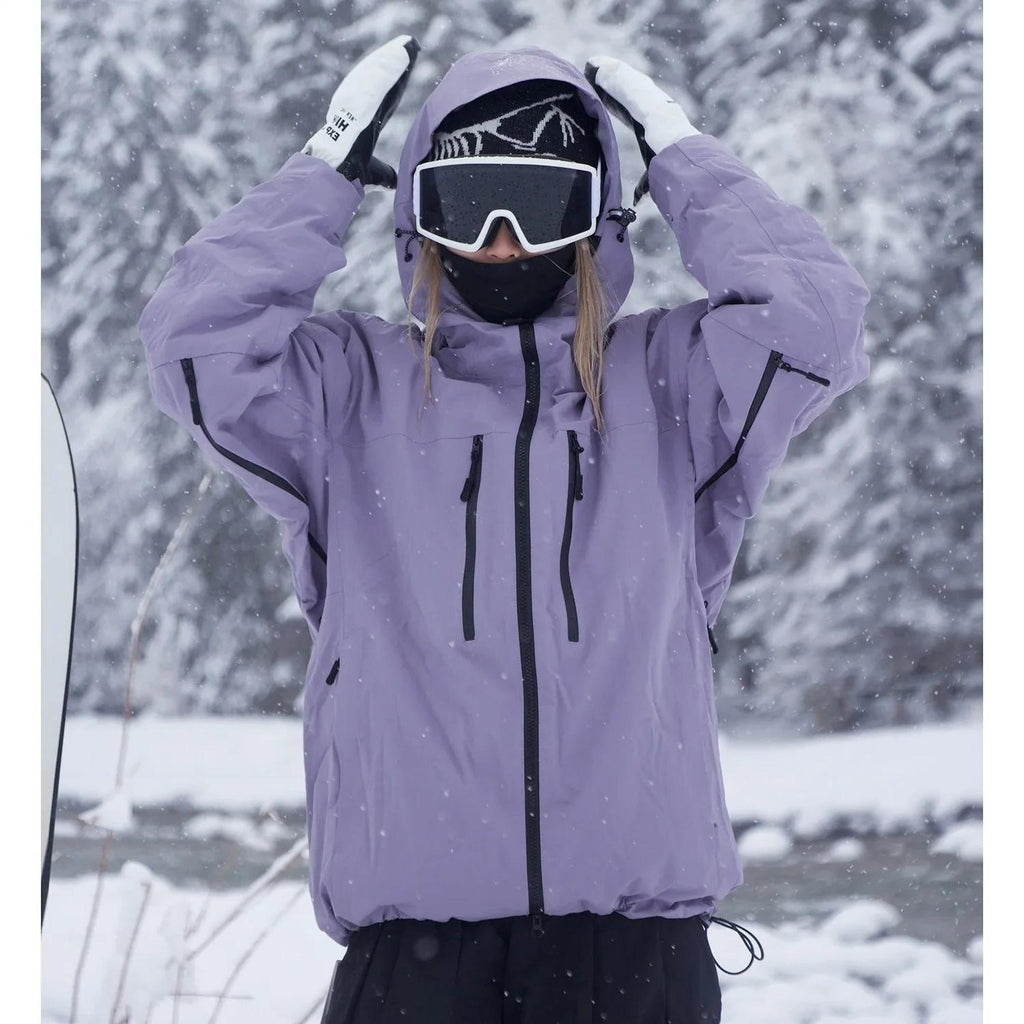 Women's Winter Ski Jacket - Insulated Waterproof Design for Cold Weather Activities