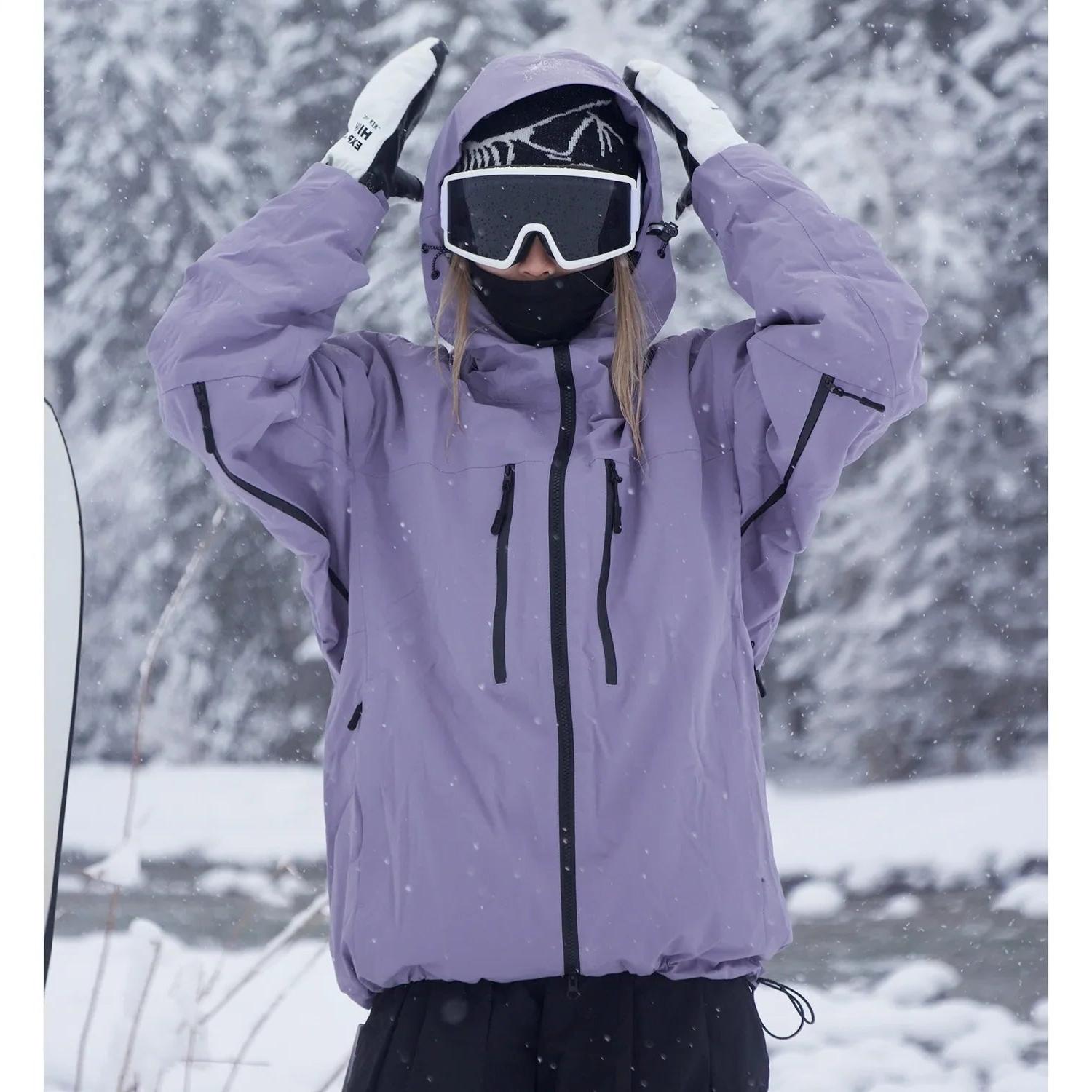 Women's Winter Ski Jacket - Insulated Waterproof Design for Cold Weather Activities