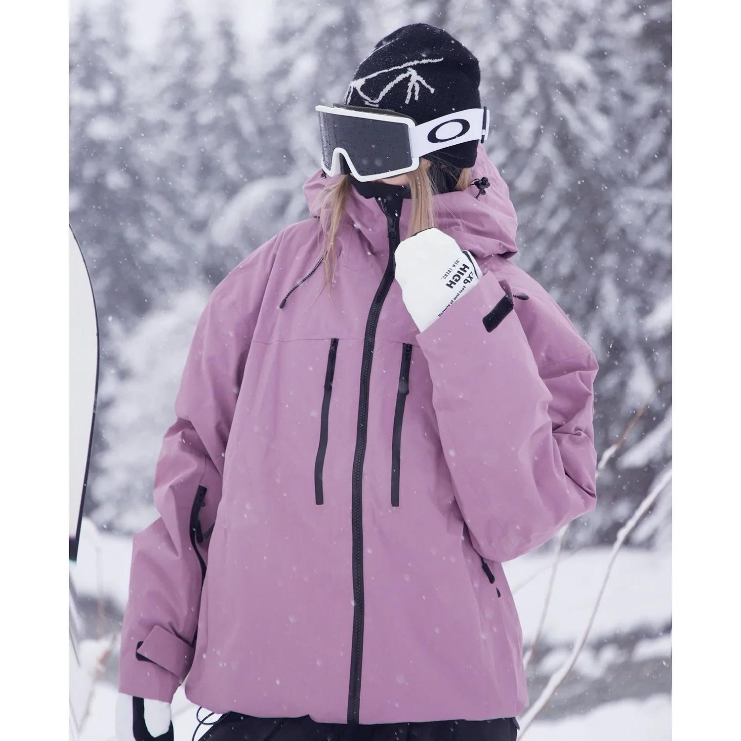 Women's Winter Ski Jacket - Insulated Waterproof Design for Cold Weather Activities