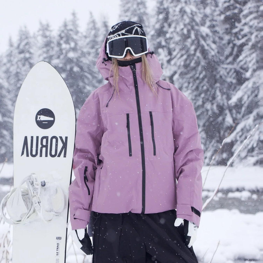 Women's Winter Ski Jacket - Insulated Waterproof Design for Cold Weather Activities