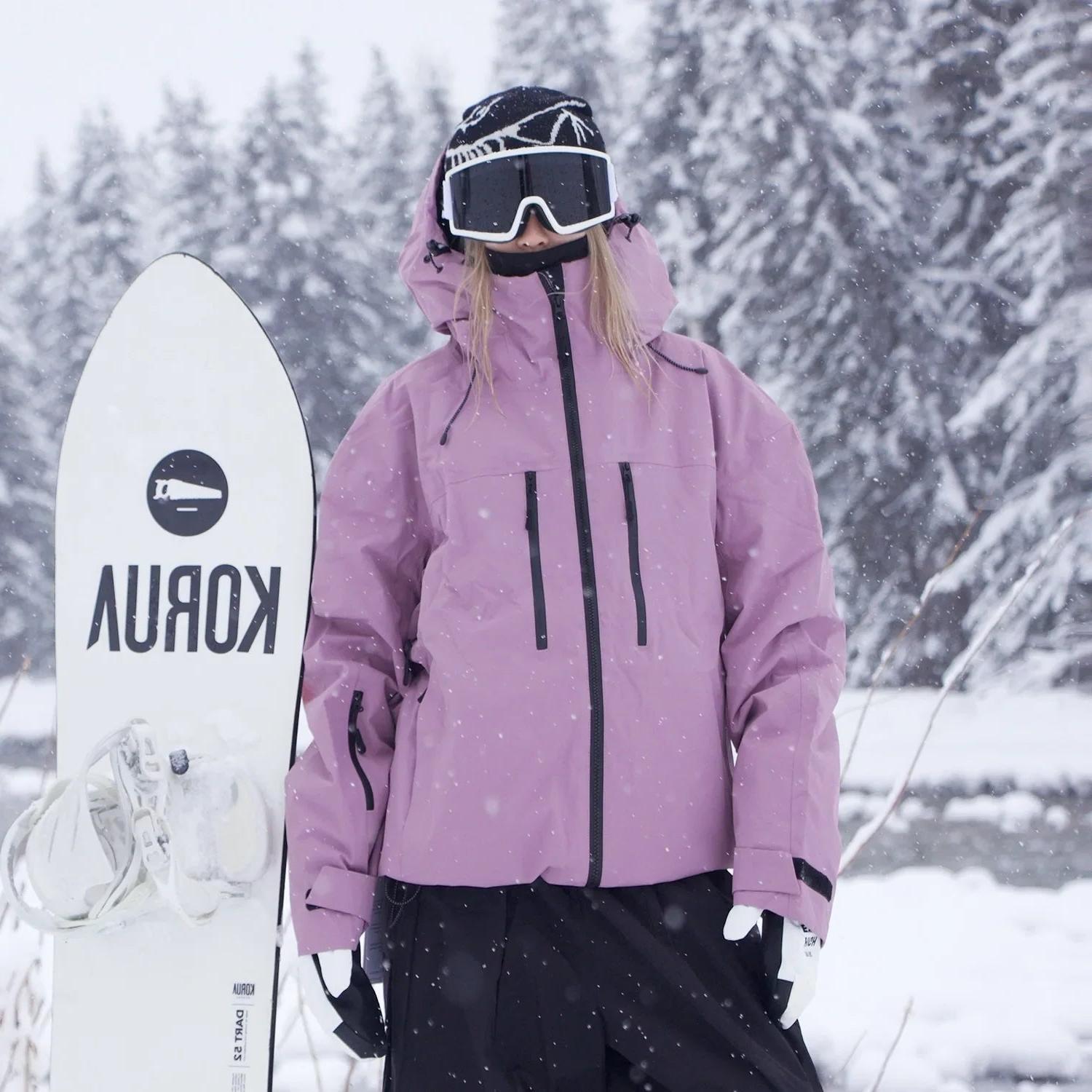 Women's Winter Ski Jacket - Insulated Waterproof Design for Cold Weather Activities