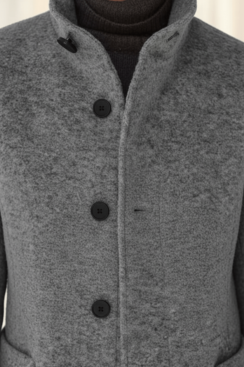 Women's Wool-Blend Overcoat for Cold Weather Fashion and Warmth