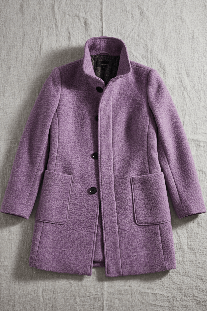 Women's Wool-Blend Overcoat for Cold Weather Fashion and Warmth