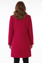 Women's Wool-Blend Overcoat for Cold Weather Fashion and Warmth