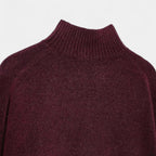 Wool Turtleneck Sweater for Women - Soft Knit Casual Jumper for Layering and Daily Wear