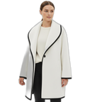 Wool Women's Coat - Classic Design - Warm Outerwear for Fall and Winter - Stylish and Comfortable