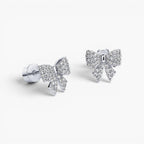 Colette Bow Flat Back Stud Earrings