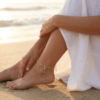 Stella Crystal Clover Anklet