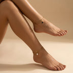 Vera Layered Clover Anklet