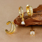 Luna Spark Ear Stack Earrings Set