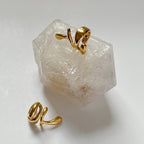 Sculptural Gold Abstract Ear Cuff
