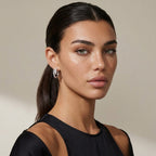 Snake Chain Zircon Earrings