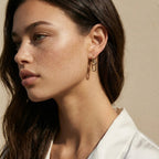 Bold Link Drop Earrings