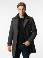Men's Waterproof Insulated Winter Jacket with Adjustable Cuffs for Cold Weather Outdoor Activities