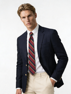 Men's Lightweight Tailored Blazer Jacket - Smart Casual Style for Work or Events - Ideal for Spring Wear