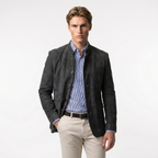Men's Lightweight Mandarin Collar Blazer | Tailored Fit | Casual or Formal Wear | Ideal for Events and Office Attire